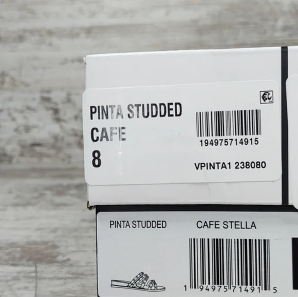 🟦NIB Dolce Vita Pinta Cafe Studded Strappy Slide Sandal - Picture 16 of 16